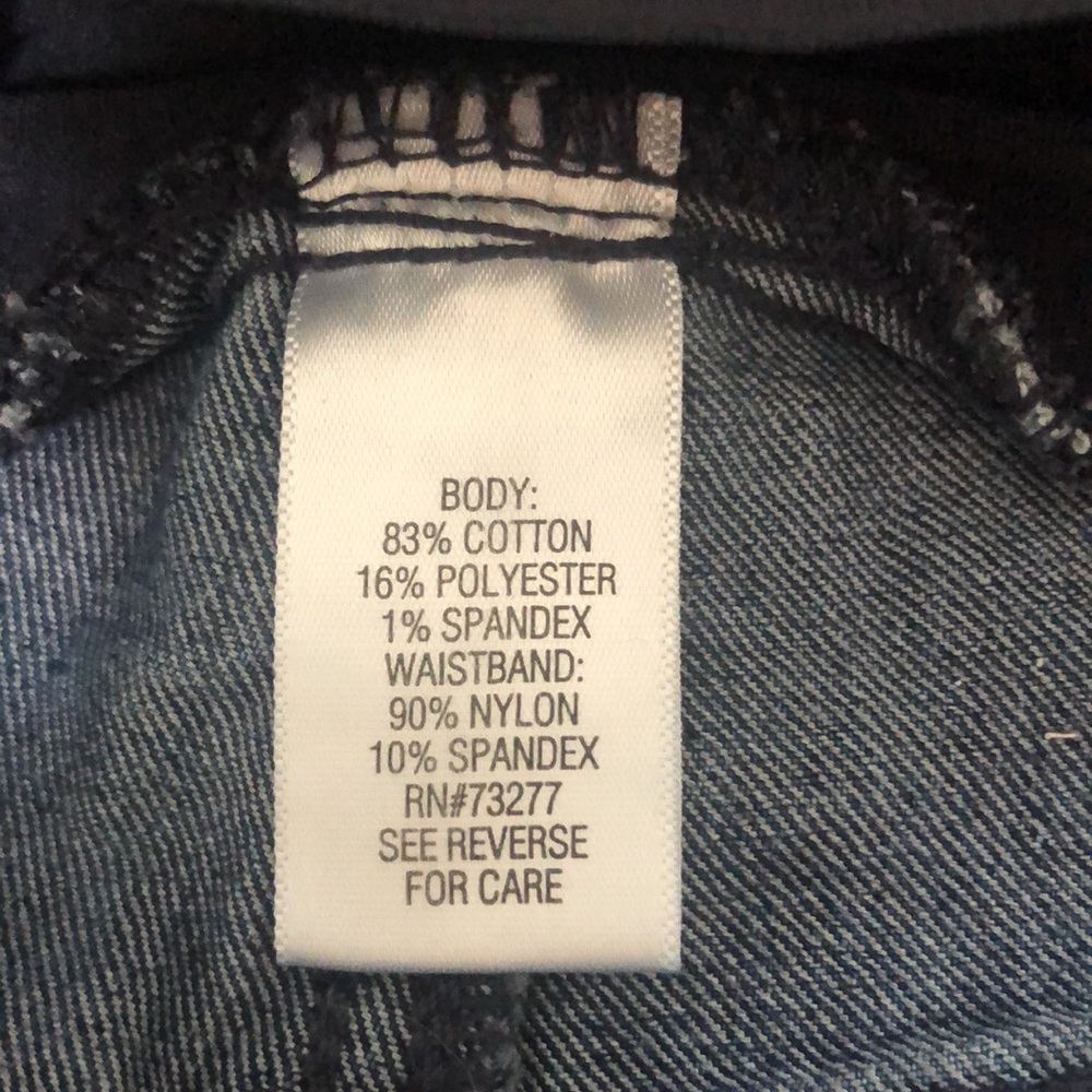 Maternity Cropped Blue Jeans Sz S - Picture 4 of 5